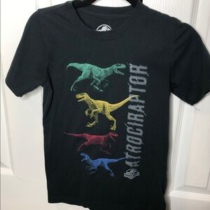 Jurassic World Dominion Atrociraptor Graphic T-Shirt - Black, size Boys 12